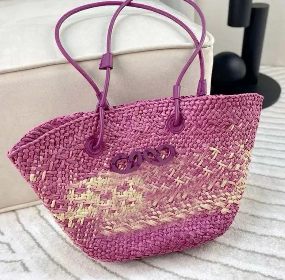 Totes paille sac à épaule.