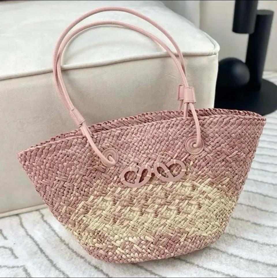 Totes paille sac à épaule.