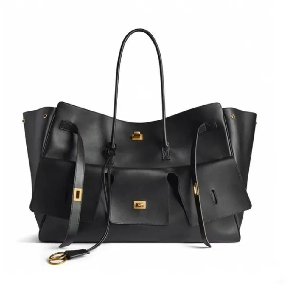 Luxury sac créateur sac cabas femme sac à main grand format épaule cuir.