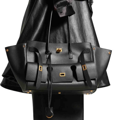 Luxury sac créateur sac cabas femme sac à main grand format épaule cuir.